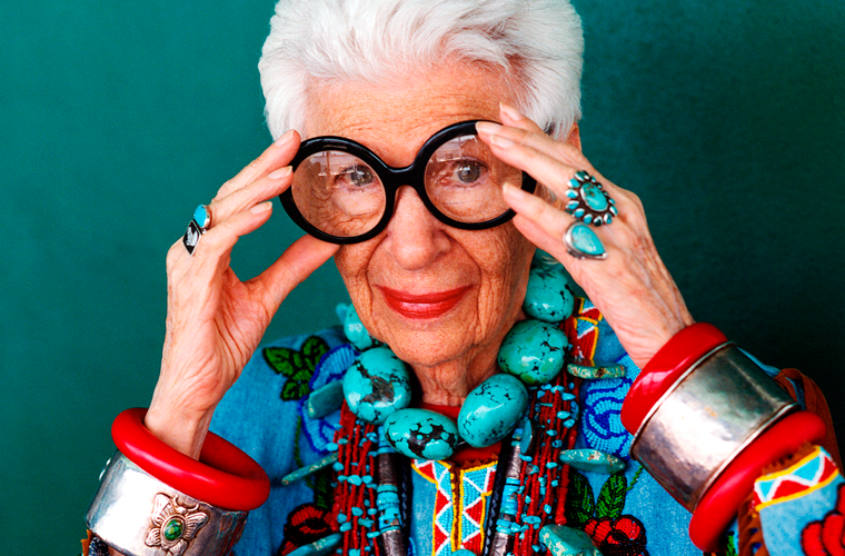 Iris Apfel - blogueira 96 anos